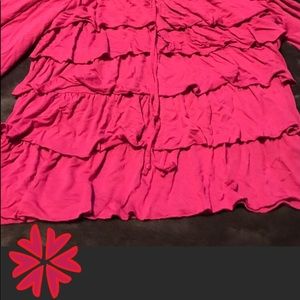 🌴🌴 Pink Ruffle Top